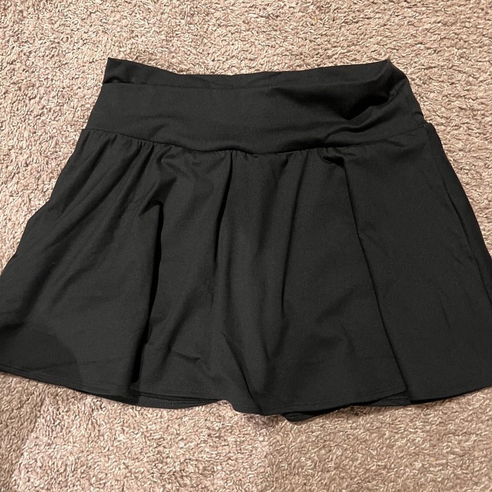 Old Navy Black High-Rise Cloud Comfy Skirt
